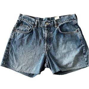 Lucky Brand Denim Button Fly Low Rise Cut Off Size 12/31 Blue Jean Shorts 32x4”